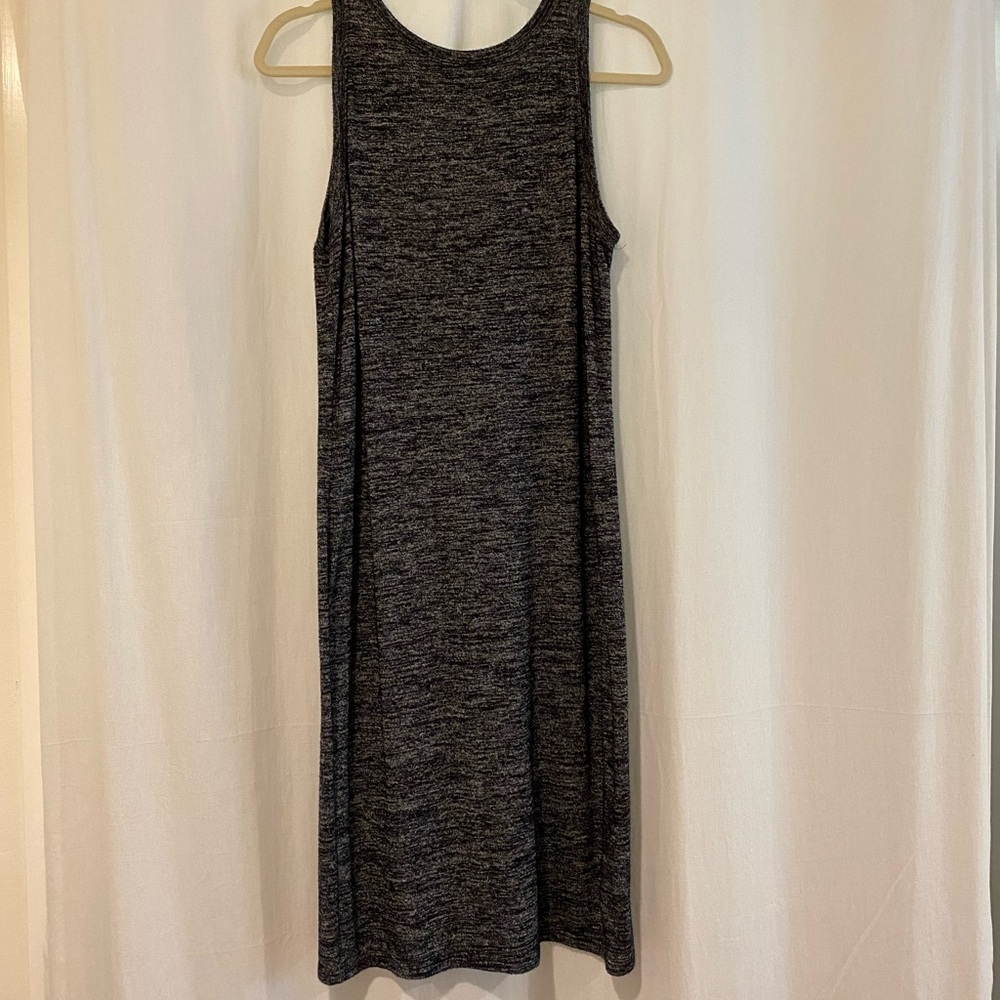 Boatneck Gray Dress